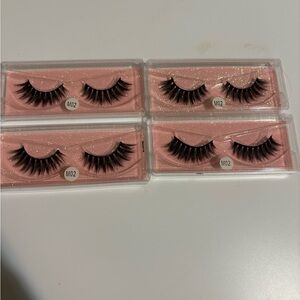 Dramatic Black False Eyelashes Set